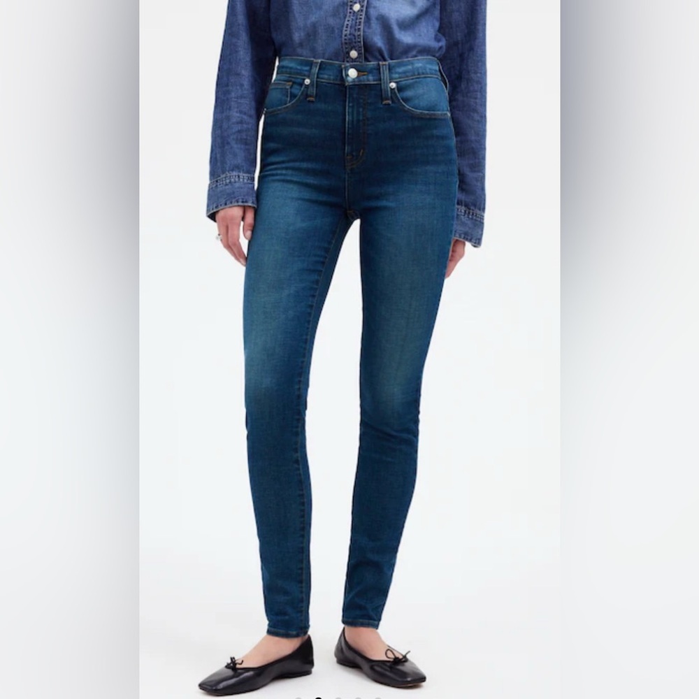 MADEWELL 10" High-Rise Skinny Jeans Sz 26 - Picture 11 of 14